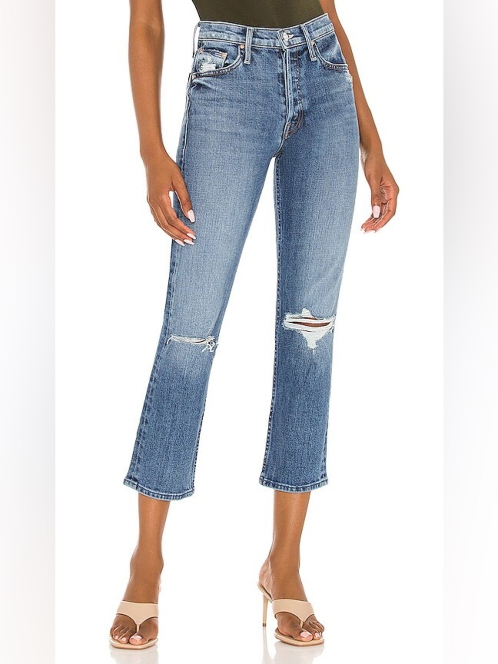 Mother The Tomcat in Seriously Truce Jeans